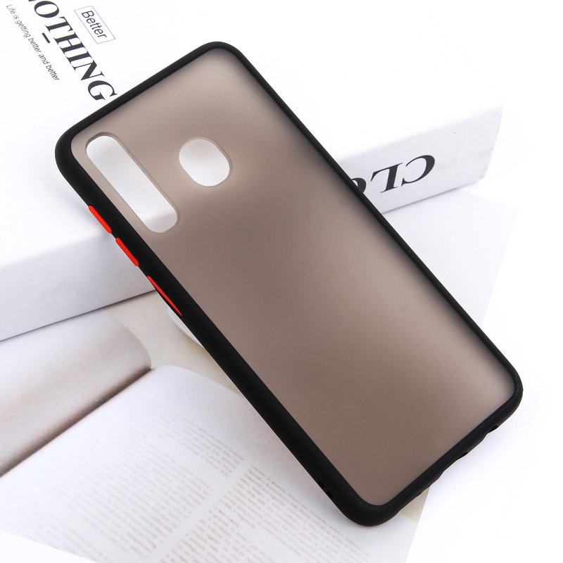 For Samsung Galaxy A01 A10S A20 A30 A50S A51 Smartphone Case Fashion Translucent TPU Silicone Shell Candy Color Matte Shockproof Cases