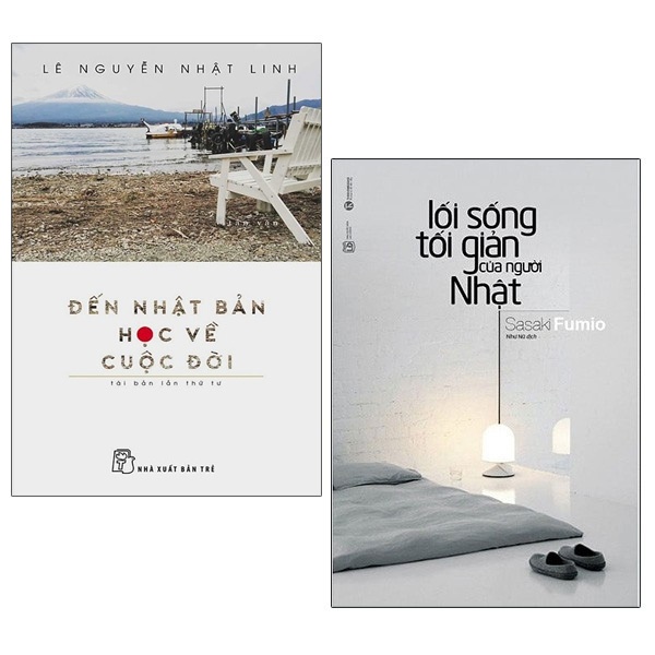 Sách Bộ Sách Lối Sống Tối Giản Của Người Nhật + Đến Nhật Bản Học Về Cuộc Đời  - Bộ 2 Cuốn
