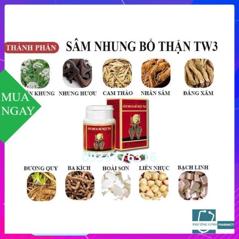 SÂM NHUNG BỔ THẬN TW3