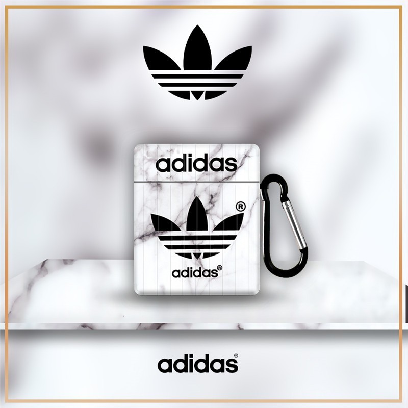 Vỏ bọc hộp sạc tai nghe Airpods 1 / 2 in logo cỏ ba lá Adidas