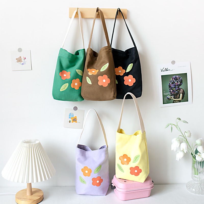 Mới Túi Vải Canvas Đựng Điện Thoại Tiện Dụng Cho Nữ