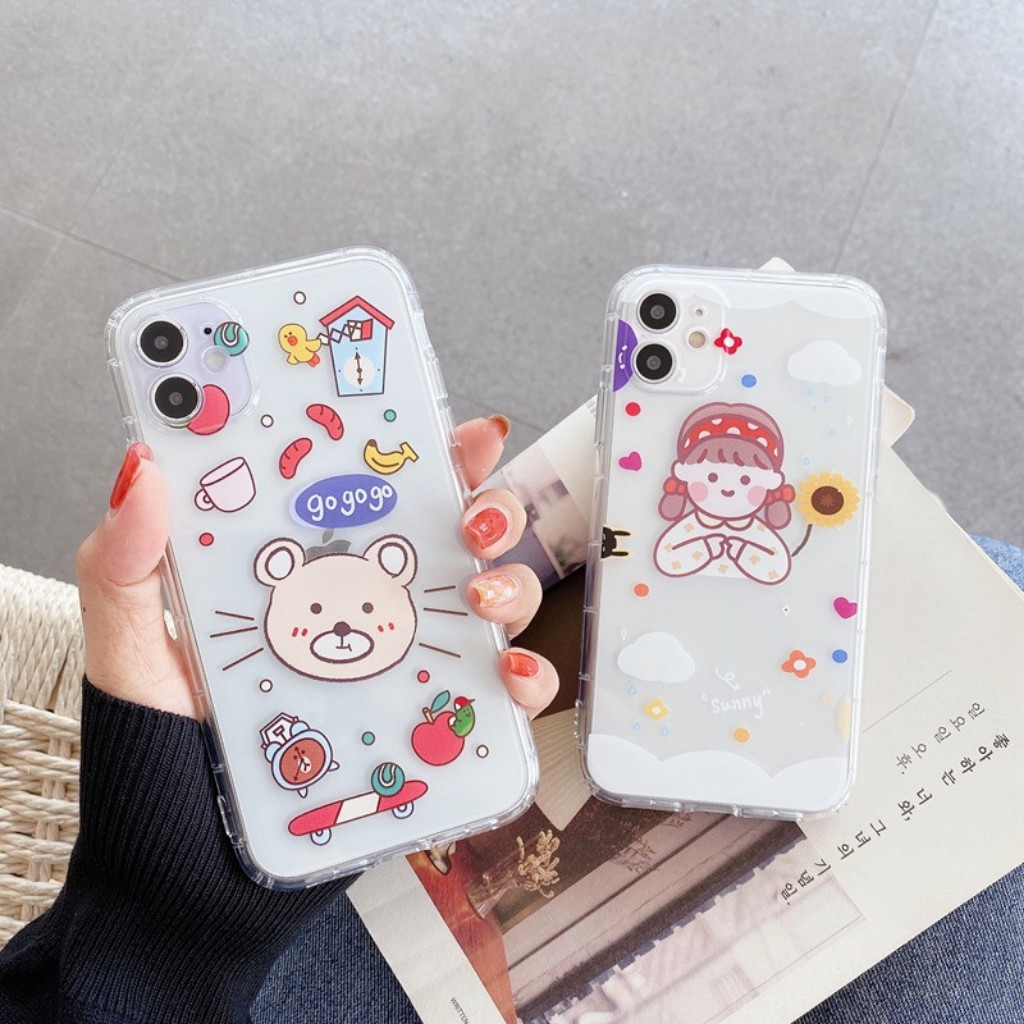 Ốp iphone - Ốp lưng iphone CÔ BÉ cute chất đẹp 6/6plus/6s/6splus/7/7plus/8/8plus/x/xs/xr/11/12/pro/max/Mart case