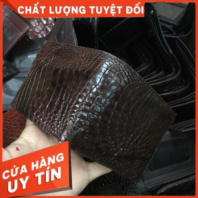 [ Da Cao Cấp 100% ] Bóp Da Cá Sấu Ví Da Cá Sấu Phụ Kiện Da 100% Da Cá Sấu Thật | BigBuy360 - bigbuy360.vn