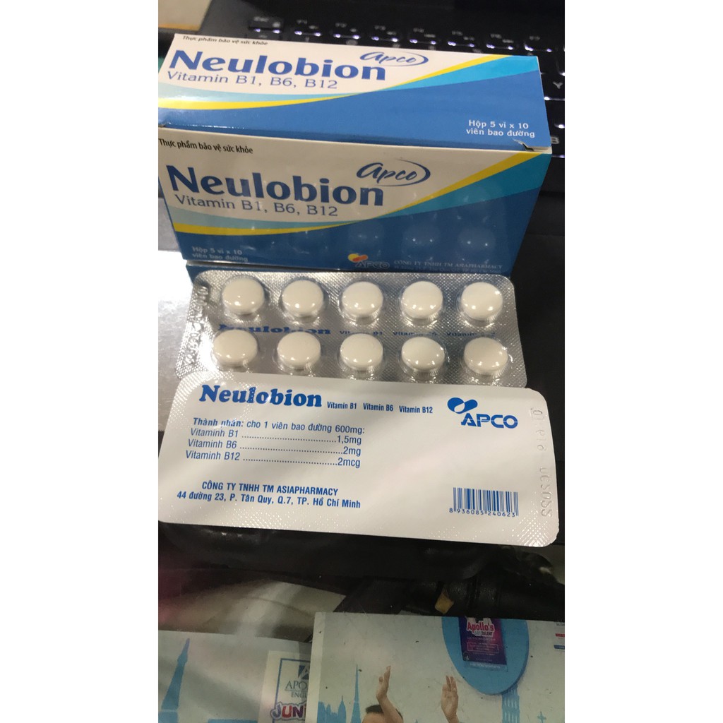 Neulobion vitamin B1, B6, B12