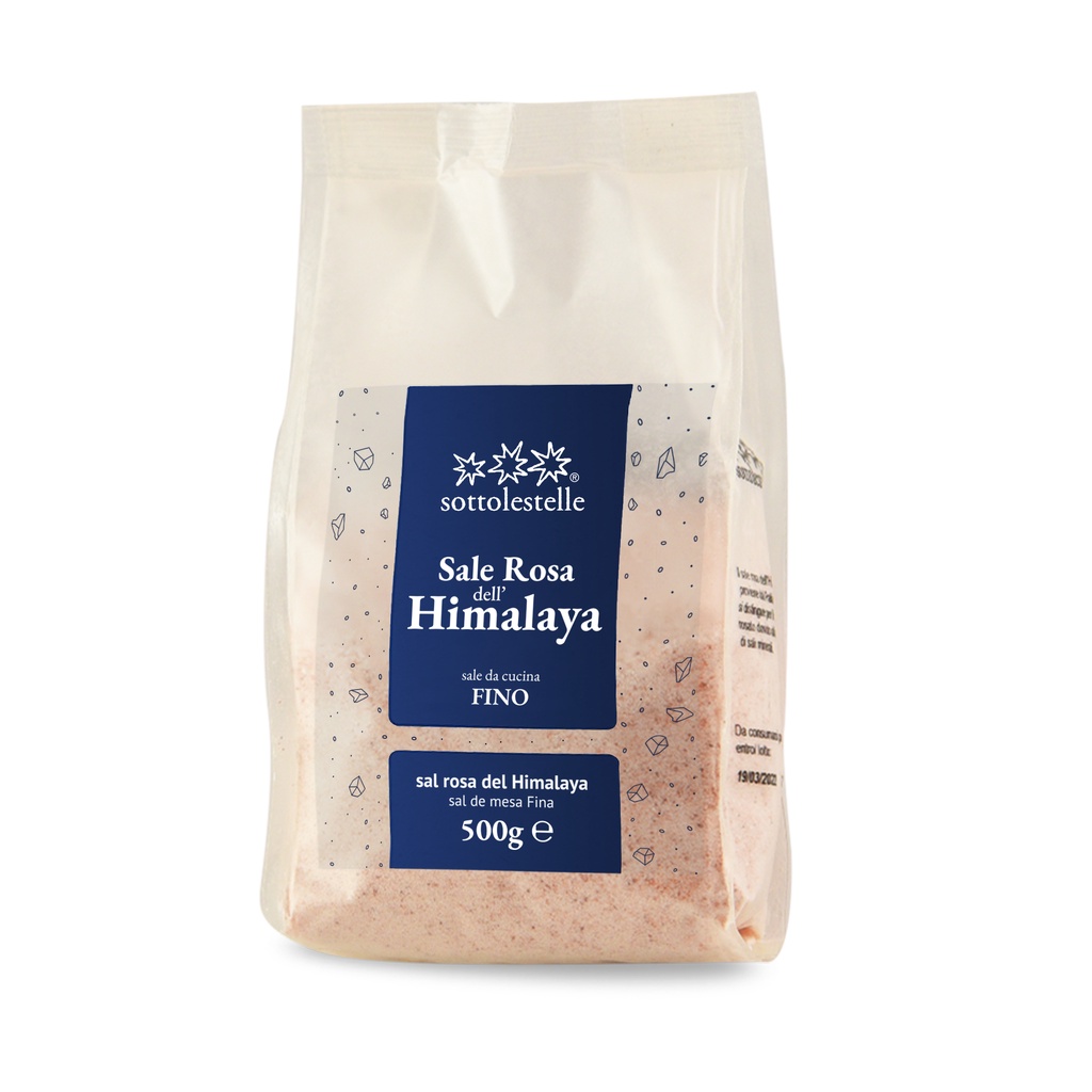 Muối hồng Himalaya Sottolestelle 500g ( Muối mịn & Muối hạt ) Himalaya Salt