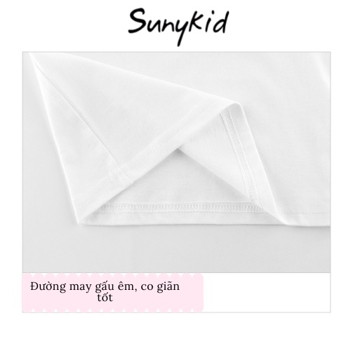 Áo thun bé gái 27Home áo cotton bé gái AP004 in hình dễ thương cho bé từ 2 đến 10 tuổi