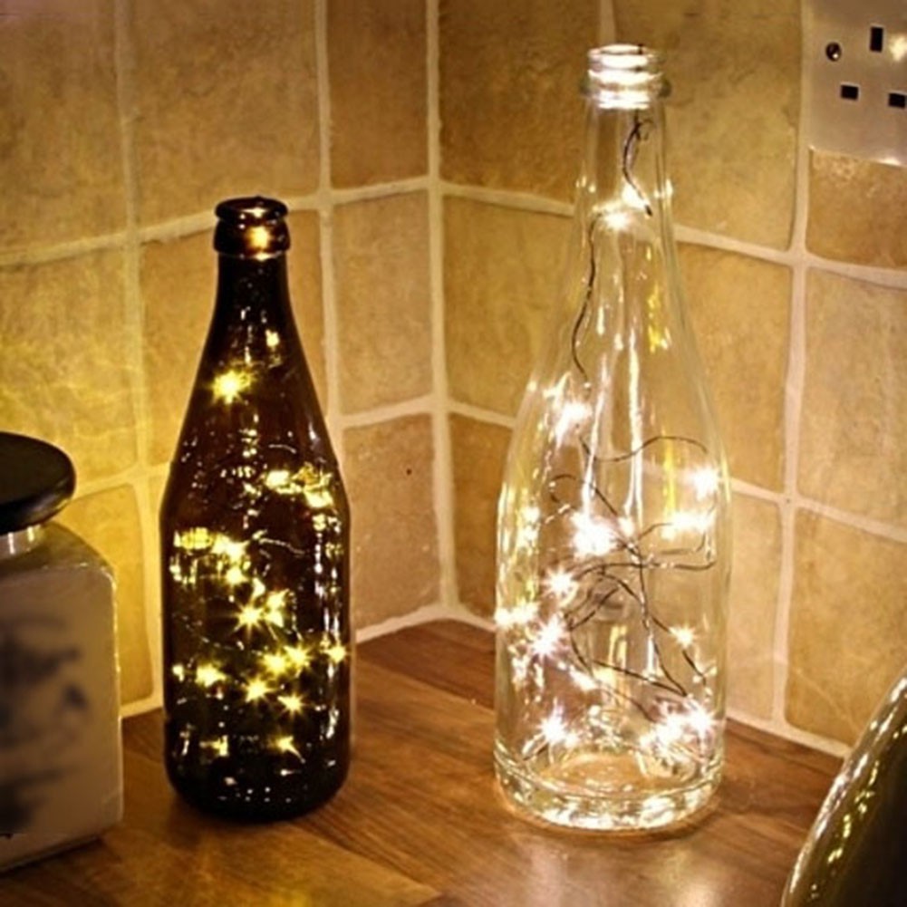 Bình Nước BK Kiểu Dáng Đơn Giản Hiện Đại✿Bộ 2 Dây Đèn LED Trang Trí Giáng Sinh Chạy Bằng Pin