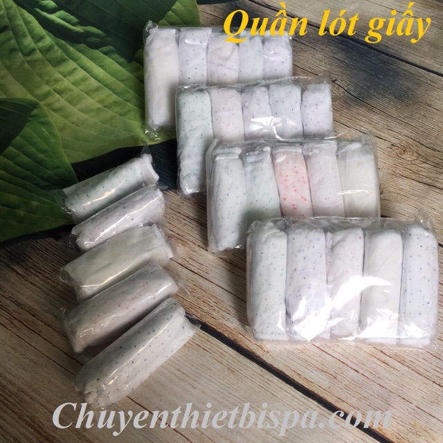 Quần lót giấy cho spa