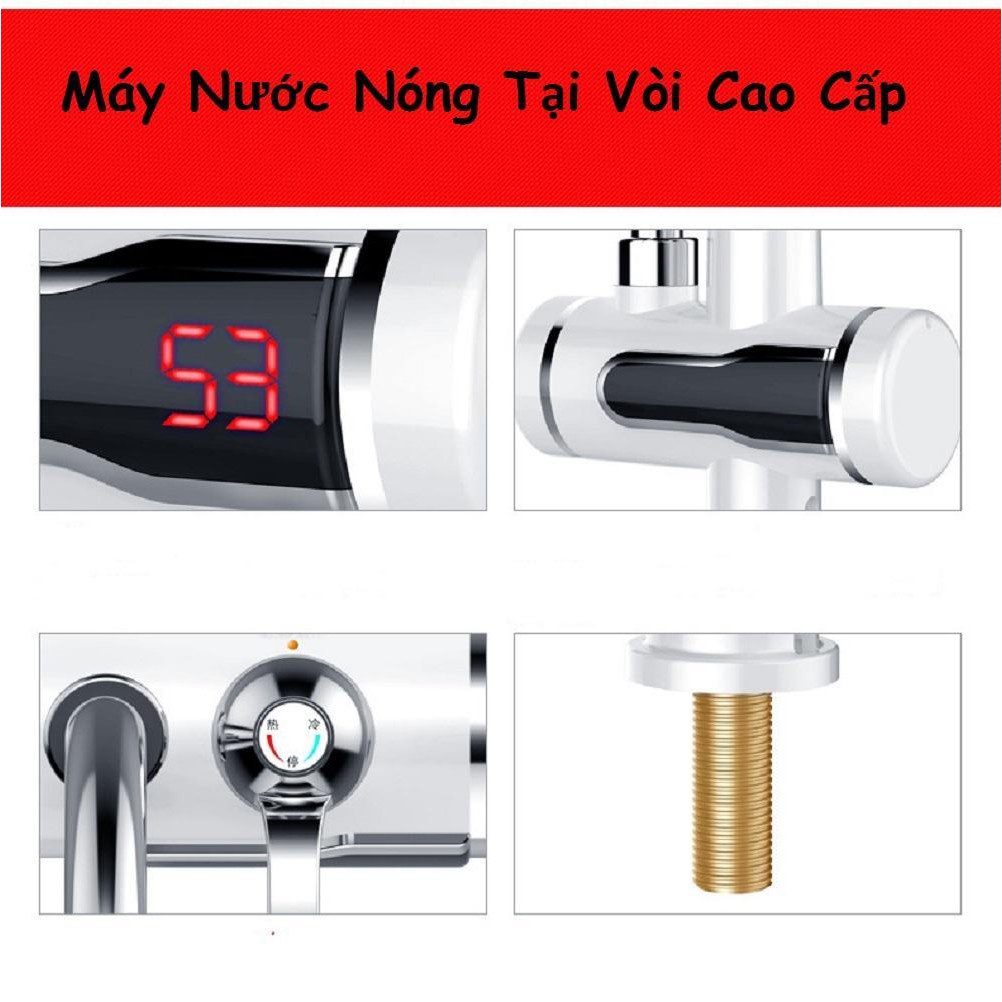 Máy làm nóng nước trực tiếp tại vòi - Sản Phẩm Cao Cấp - Làm Nóng Nhanh, Tiết Kiệm Điện, Chống Giật Rò Điện