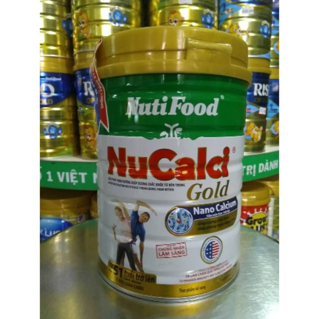 SỮA NUCALCI GOLD NUTIFOOD LON 800GR