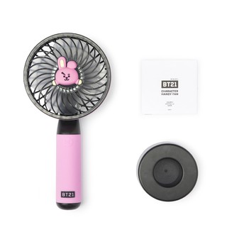 (Có sẵn) Quạt mini Handy Fan BT21 Ver 1 tặng kèm túi giấy BT21 Hàng chính hãng 100% OFFICIAL