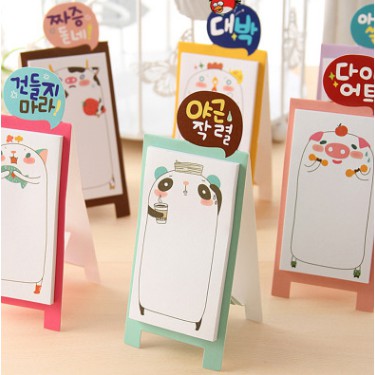 Note ghi chú kute có thể dựng đứng để trang trí, ghi nhớ GusShop
