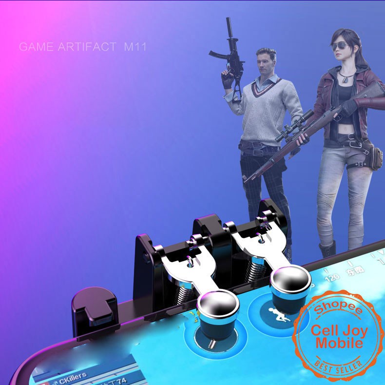 Tay cầm chơi game tản nhiệt tối ưu 6 ngón cho điện thoại PUBG/ROS/FF