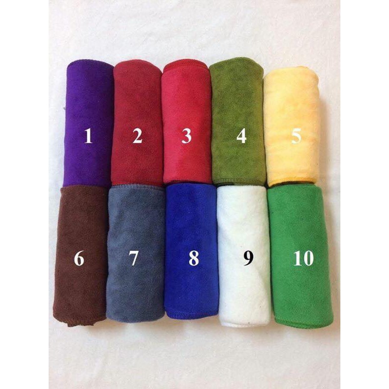 Khăn mặt spa 35*50cm chất liệu microfiber