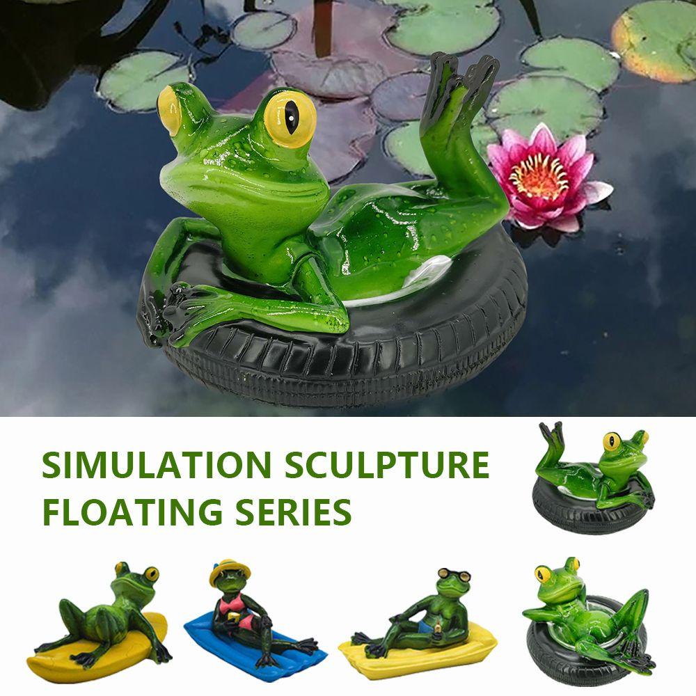 ESPO Tượng Ếch Nổi Trên Mặt Nước Trang Trí Hồ Bơi Trong Nhà Và Ngoài Trời