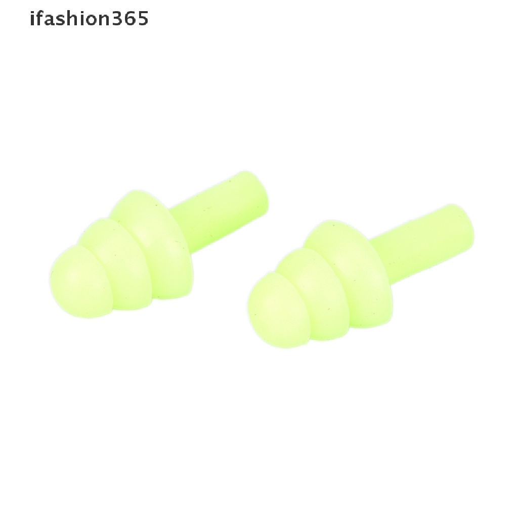 Set 10 Cặp Nút Bịt Tai Bằng Silicon Mềm Chống Ồn Khi Bơi Lội