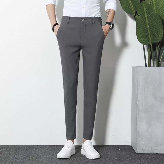 Free ship 50 - Quần tây nam Hàn Quốc dáng lửng | BigBuy360 - bigbuy360.vn
