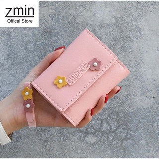 Ví nữ mini cầm tay Zmin, chất liệu da cao cấp - V001