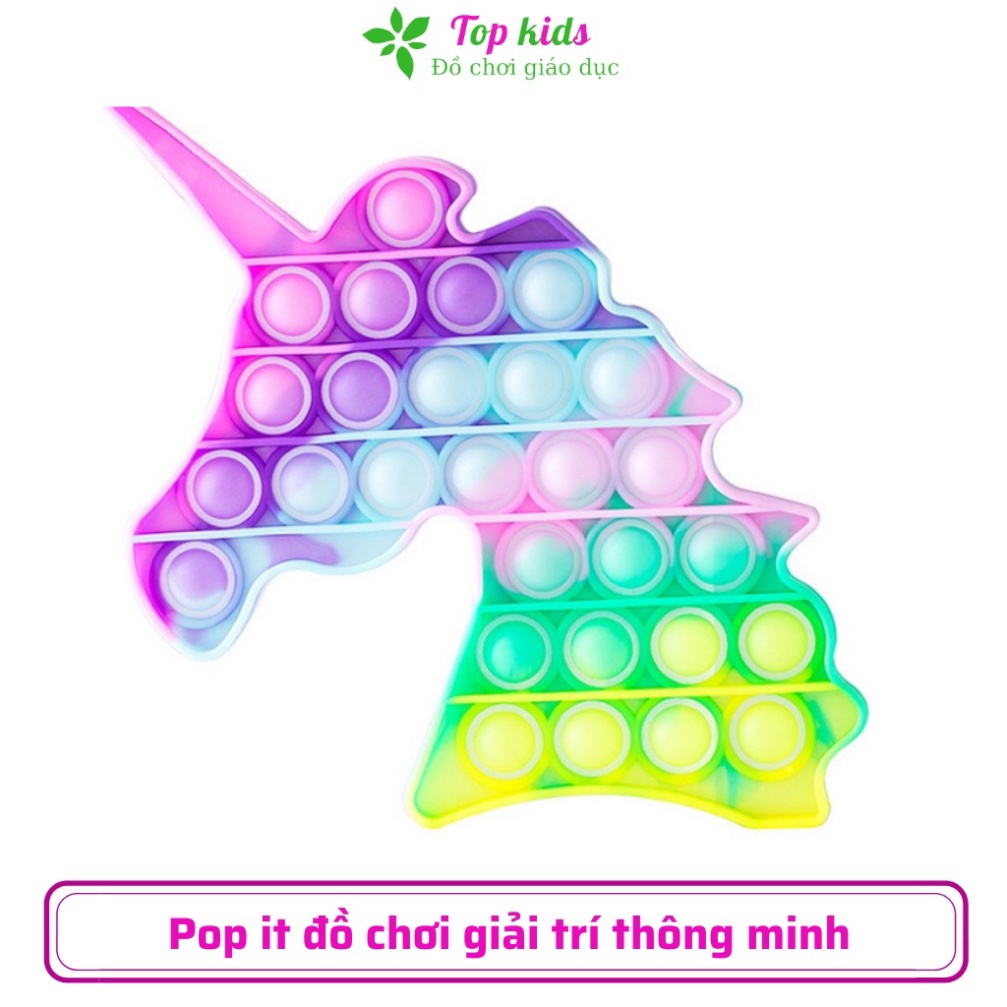 Pop it mini trò chơi xả stress đồ chơi thông minh cho bé 1 2 3 4 5 6 tuổi ấn bong bóng vui nhộn  - TOPKIDS