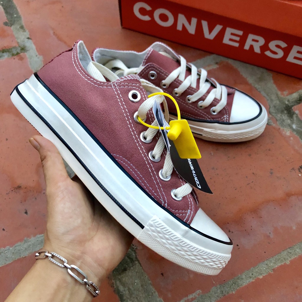 Giày thể thao nam nữ Hồng Đất- Đen- Sữa- Trắng, giày dáng cv nam nữ | BigBuy360 - bigbuy360.vn