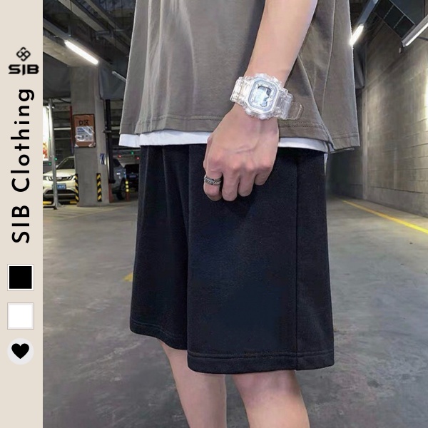 Quần đùi thun nam nữ SIB Clothing ống rộng unisex SIB020
