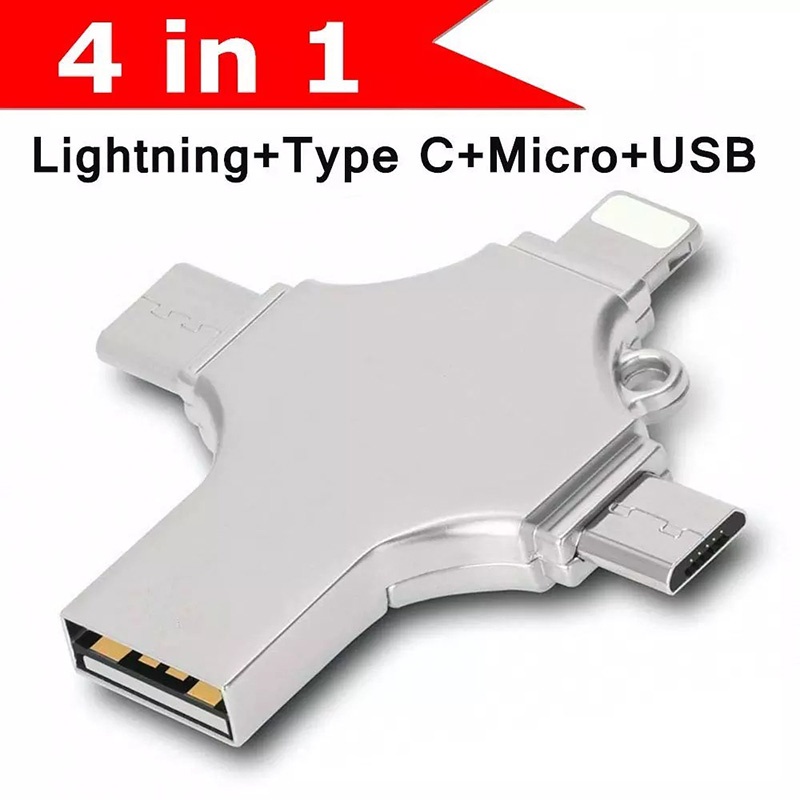 Usb 3.0 Bộ Nhớ 1TB / 512GB / 256GB / 128GB / 64Gb Otg Type-C 4 Trong 1