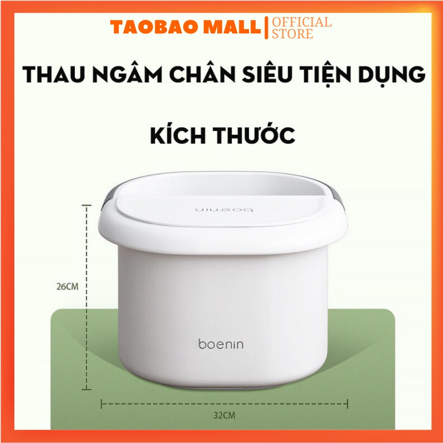 Bồn ngâm chân cao cấp có con lăn massage, có nắp giữ ấm và chống bụi, chậu ngâm chân giúp thư giản, có lợi cho sức khỏe