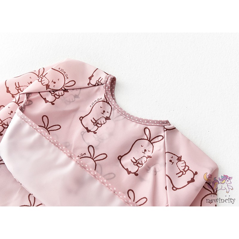 Yếm Ăn Dài Tay Chống Thấm Nước Cho Bé Tiện Dụng