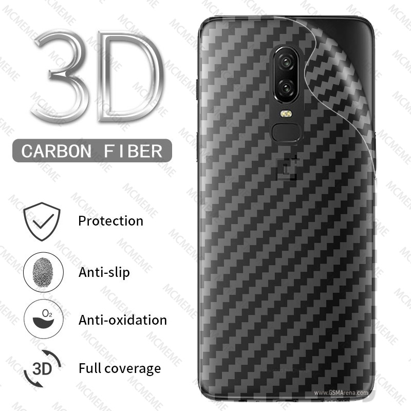 Miếng dán sợi carbon bảo vệ mặt lưng điện thoại Oneplus Nord N10 8 8T 7 7T 6 6T 5 5T Pro 1+8 1+7 1+7T 1+6T 1+5 1+5T 5G