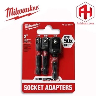 Milwaukee 48-32-5033 bộ 3 đầu chuyển vít sang bulong