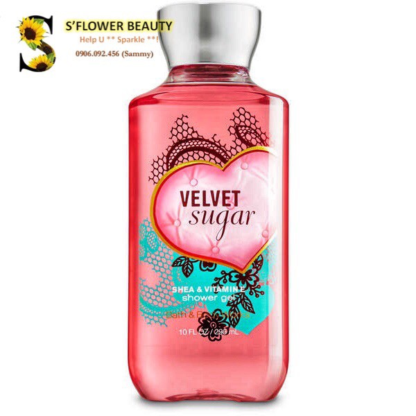 [Auth] Sản Phẩm Tắm Dưỡng Xịt Thơm Toàn Thân Lưu Hương Mịn Da Bath &amp; Body Works - Velvet Sugar