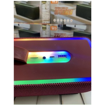 Loa Bluetooth AKD W3 LED rgbs - Âm thanh vòm, bass Căng - Chống Nước - BẢO HÀNH ĐỔI MỚI