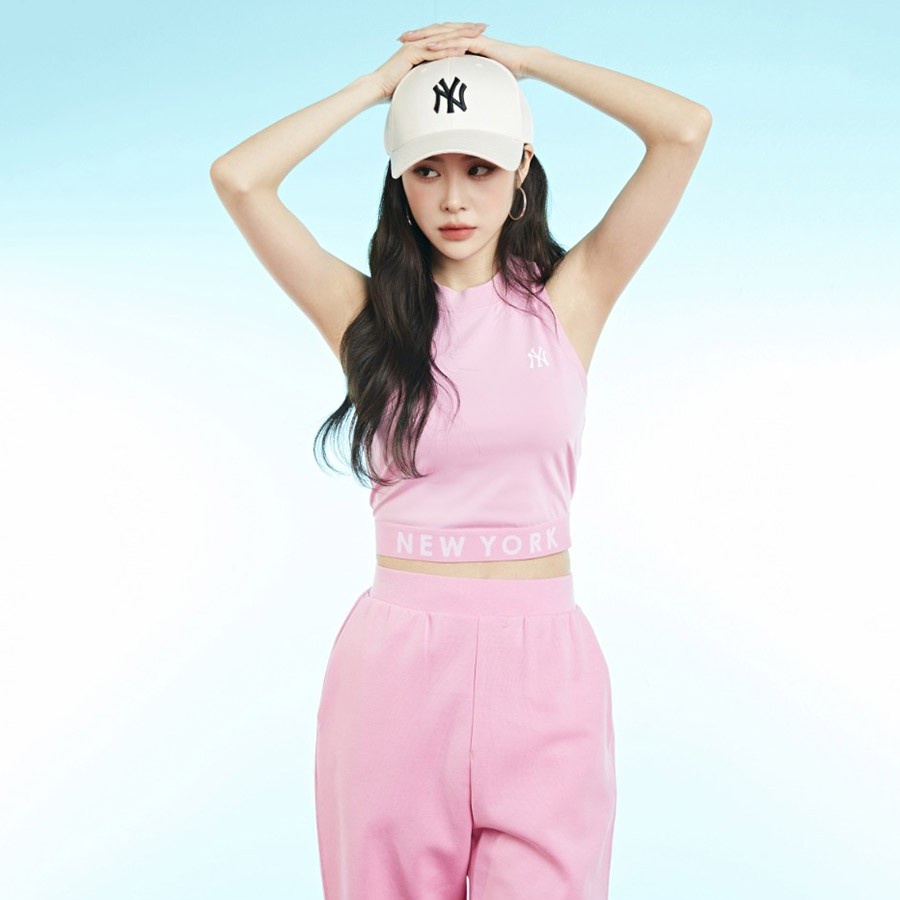 MŨ MLB BASIC MESH CAP NEW YORK YANKEES WHITE