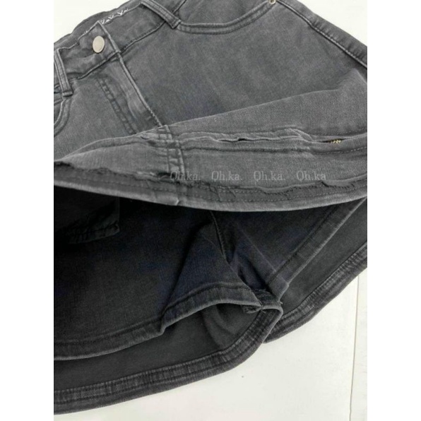 Quần váy bò tag chữ X hàng QCL1