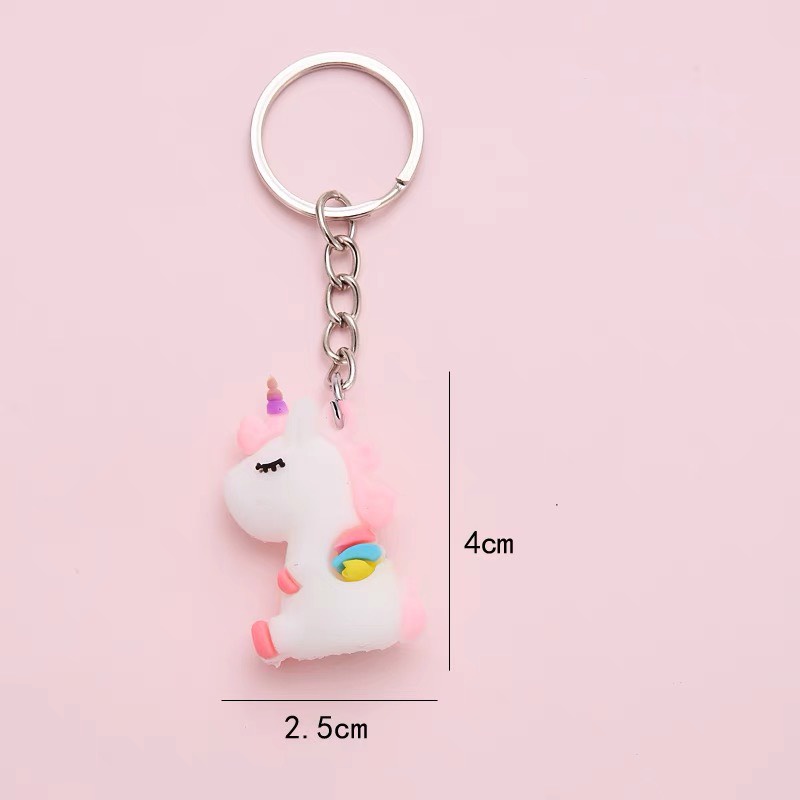 Móc khoá kỳ lân_ unicorn dễ thương _ làm quà tặng ý nghĩa