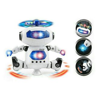 Robot biết nhảy và hát xoay 360 độ