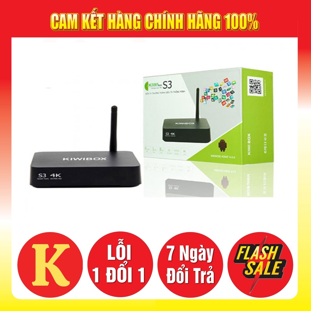 BOX S3 PRO KIWI- ĐIỂU KHIỆN GIỌNG NÓI-HÀNG CHÍNH HÃNG-SỬ DỤNG CHO TẤT CẢ CÁC LẠI TI VI
