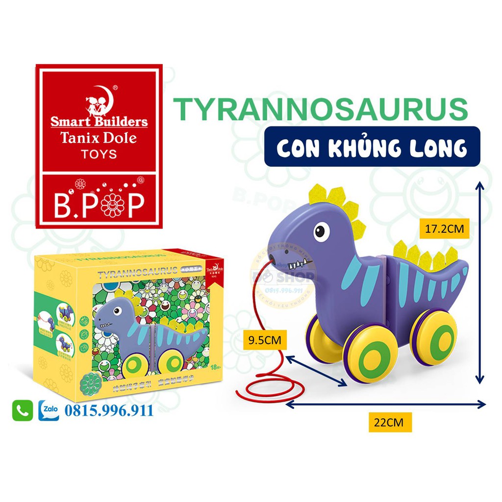 Tập đi cho trẻ sơ sinh - Đồ chơi kéo đẩy hình con vật Tanix Dole  - Đô Shop