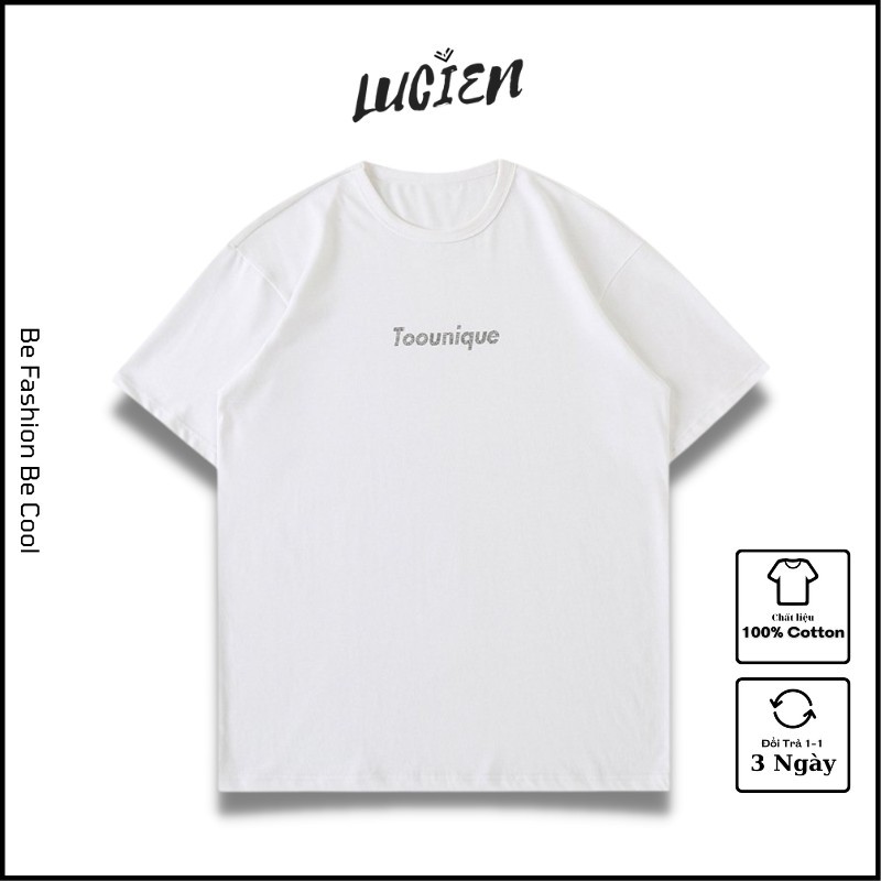 Áo phông form rộng Toounique chất liệu cotton cho nam nữ, Áo unisex phong cách Ulzzang Lucien Official | BigBuy360 - bigbuy360.vn