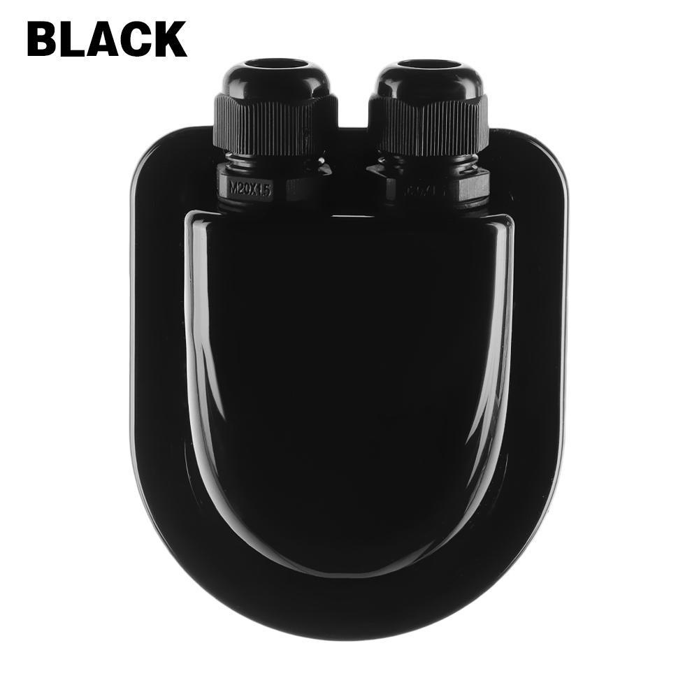 KUNHEV Hộp Dây Cáp Gắn Nóc Xe Caravan RV Hai Cổng Siêu Bền