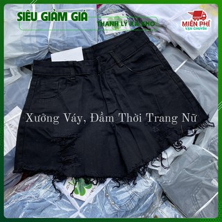 ✅Ảnh thật 100% ✅ 🎯🎯Quần short ulzzang nữ đẹp🍁soóc bò rách kiểu dáng hàn quốc cạp lưng cao🍁