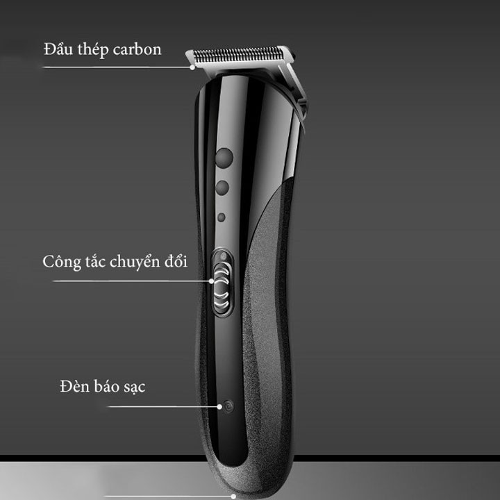 Tăng đơ _ Tông đơ cắt tóc kiêm cạo râu, tỉa lông mũi 3 trong 1 chính hãng Kemei 1407