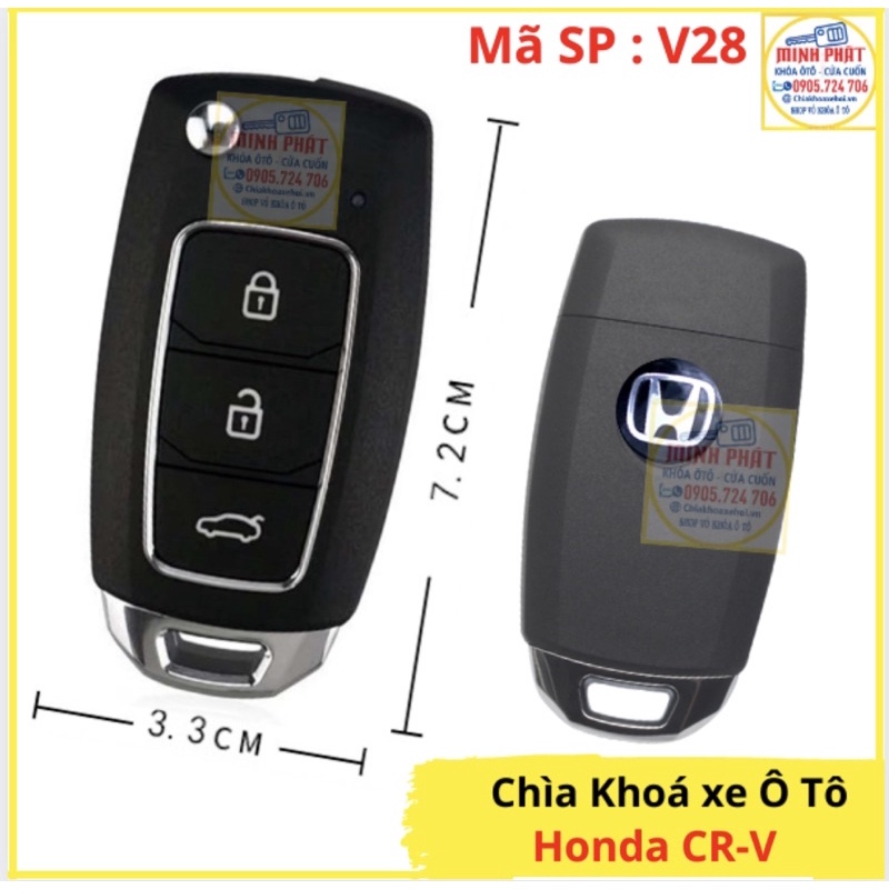 Làm thêm Remote xe Honda CRV