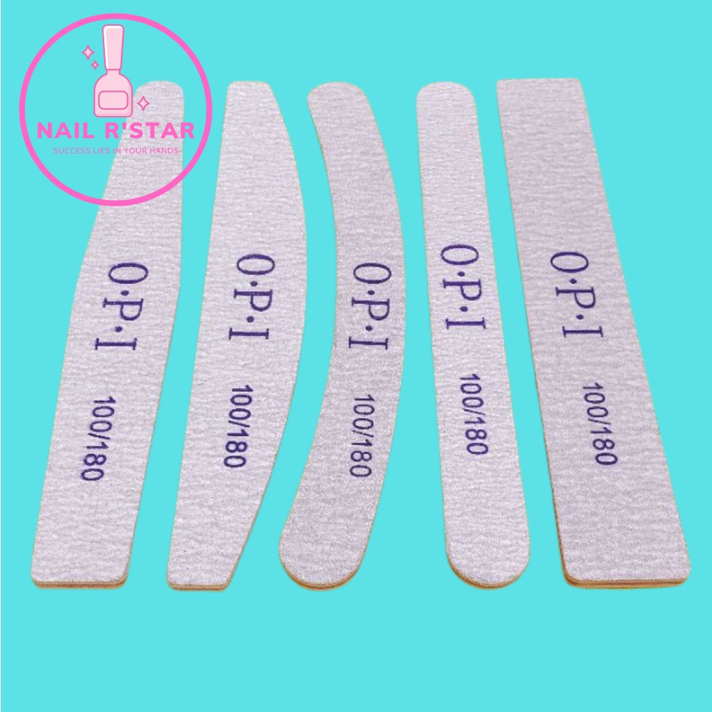 Dũa móng OPI - loại dày đủ 5 hình chuyên dụng cho dân làm móng  NAIL R’STAR