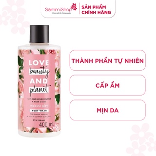 ( DATE 5/2024) Sữa tắm làm sáng da Love Beauty And Planet Majectic Glow (400ml)