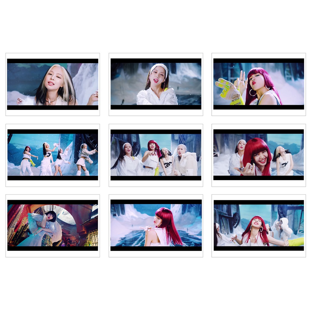 [Ép Lụa] Lomo Card 63 Ảnh BLACKPINK - MV How You Like That