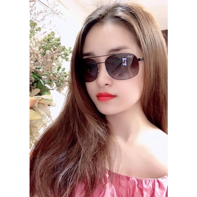 Kính mát chính hãng Rayban Unisex Nam Nữ đeo đều đẹp - Size: 58-17-140