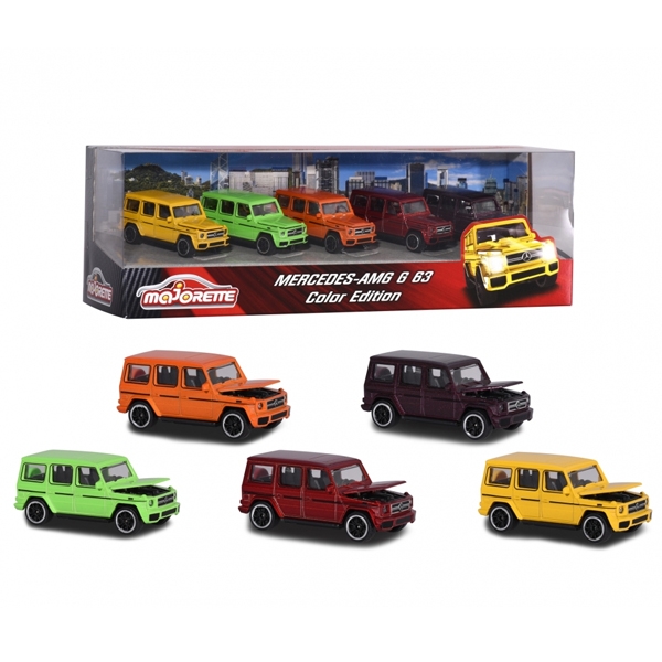 Bộ Quà Tặng 5 Xe Majorette Mercedes Amg G63 Giftpack - Mj53165 - MAJORETTE