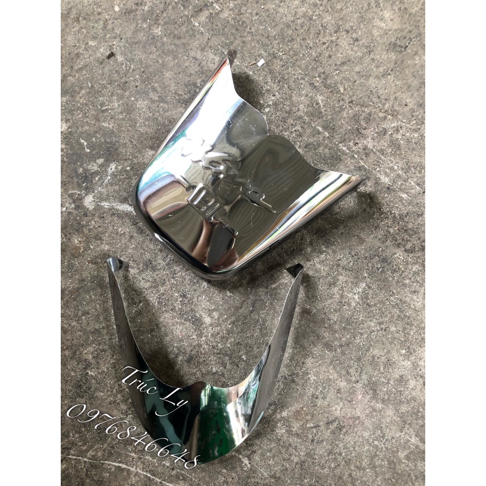 Bọc Mõm- Ốp Đuôi Inox Hàng Loại 1 Cho Wave alpha 50cc- 100 - 110cc