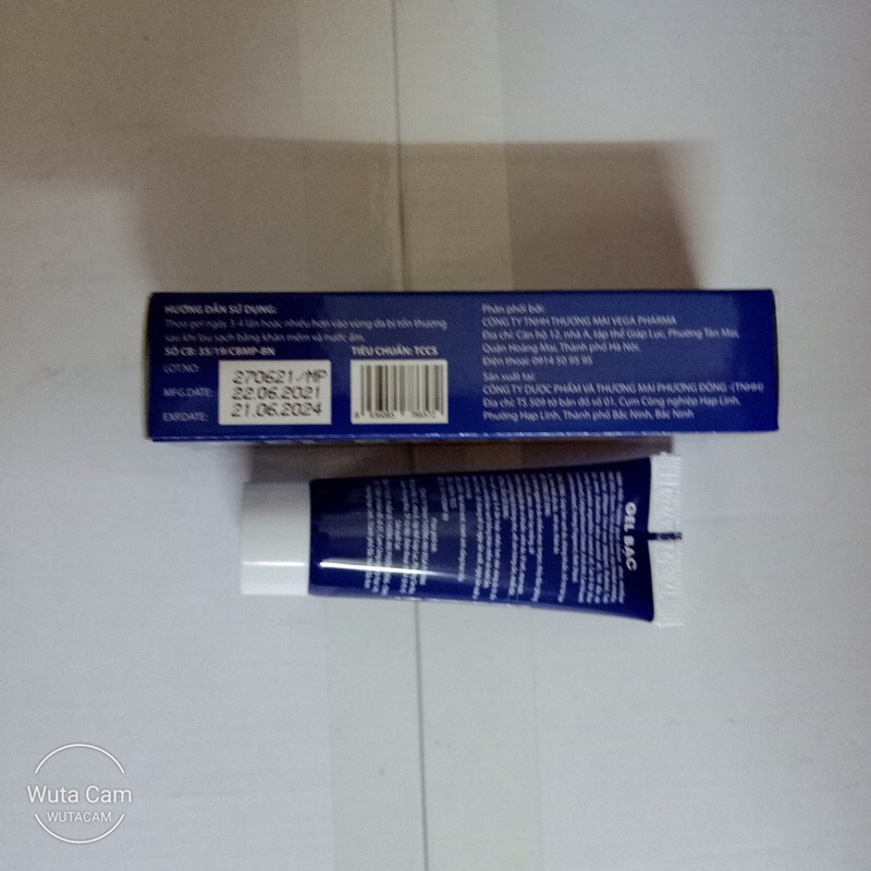 Combo 10 túp gel bạc kháng khuẩn sẹo